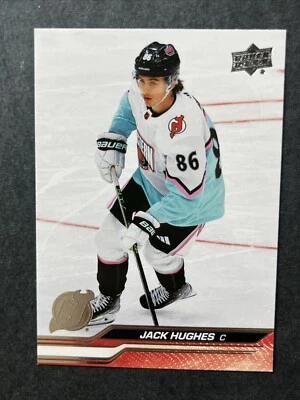 23-24 UD Extended Series Hockey All-Star 680 Jack Hughes - Image 1 of 2