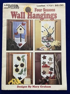 Leisure Arts Leaflet #1731 Four Seasons Wandbehang 18 Seiten 1997 Mary Graham - Bild 1 von 2