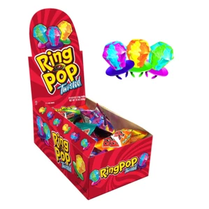 Ring Pop Twisted Individually Wrapped, Assorted Flavors, .50 Oz (24 Count) - Picture 1 of 6