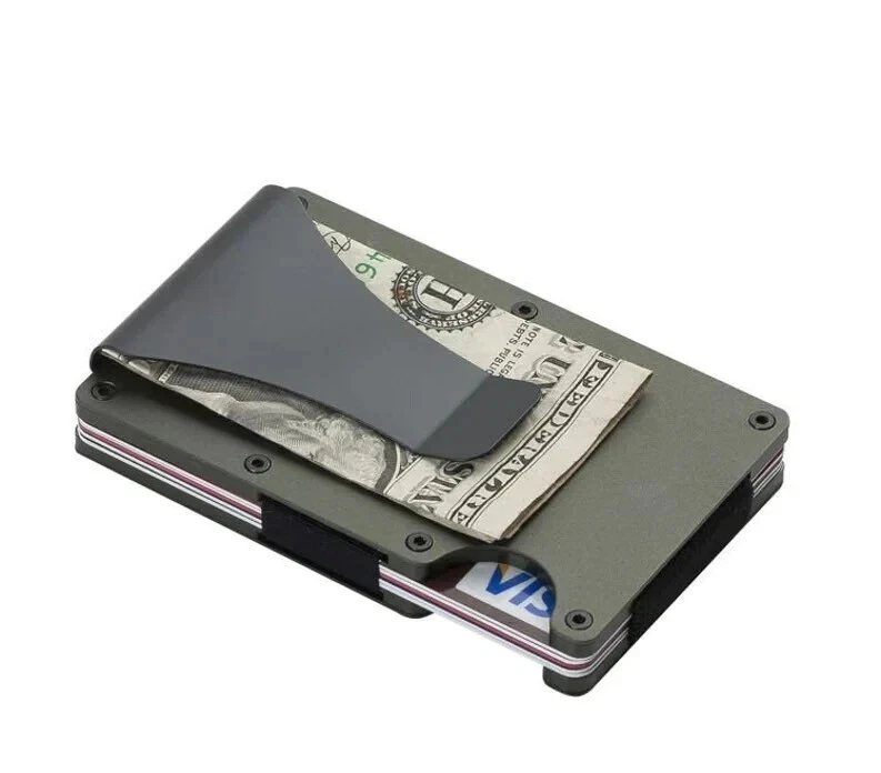 Hot Selling Slim Aluminium Credit Card Holder Personalized Wallet Money Clip Men - Image 1 of 1