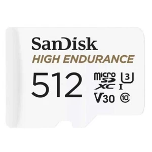 SanDisk High Endurance 100MBs Micro SDXC Card & Adapter 512GB SDSQQNR-512G - Picture 1 of 3
