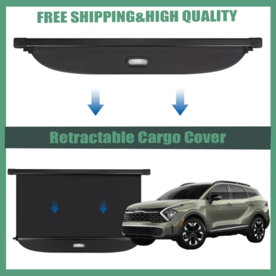 Trunk Rear Cargo Cover Shield  Fits For KIA Sportage R AEC 2021-2023 Foto 1 de 4