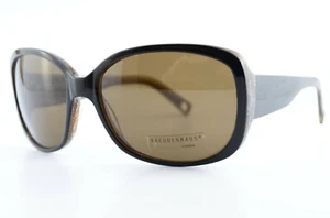 FREUDENHAUS Munich Sonnenbrille Diva 2 Big Black Brown Sunglasses Lady c2000s - Bild 1 von 11