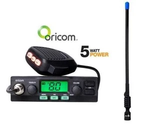 ORICOM UH028 UHF RADIO 80 CHANNEL 5W+CH300 UHF AXIS 3DBi RUBBER DUCKY ANTENNA - Picture 1 of 2