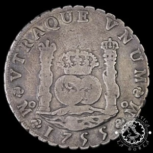 1755 - 8 REALES - Fernando VI - MÉXICO MM - MBC - Picture 1 of 3
