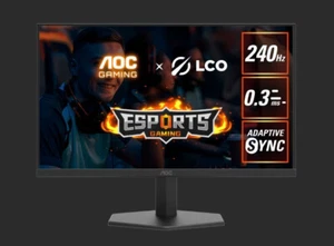 AOC 23.8' IPS 1920 × 1080 FHD, 240Hz, HDR10, 0.3ms,Adaptive Sync,HDMI 2.0 × 1, D - Picture 1 of 1