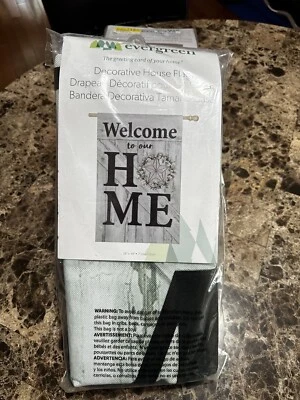 Bandera de bienvenida Evergreen Foto 1 de 2