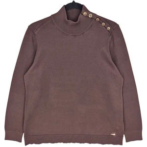 Calvin Klein Womens Brown Knit Sweater Size L - Picture 1 of 3