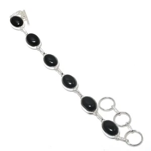 Pulsera de joyería de plata esterlina 925 con piedras preciosas hechas a mano... - Imagen 1 de 4