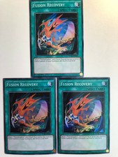 Yugioh Fusion Recovery FUEN-EN043 Super Rare Mint Condition x3