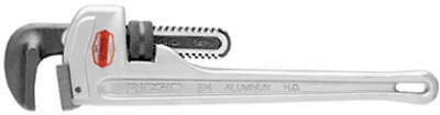 Ridgid 31095 Aluminum Pipe Wrench, 14-In., 2-In. Jaw Capacity - Quantity 1 - Image 1 of 2
