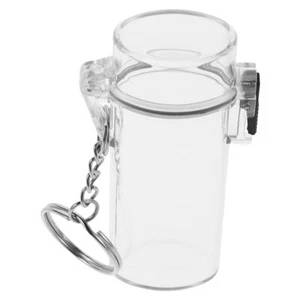 Waterproof Lighter Shell Clear Case Protective Keychain Holder Travel - Picture 1 of 12