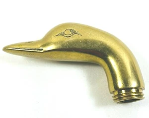 Massiver Messing Vintage Gans Design Griff Holz Gehstock Stock Ersatzteil  - Bild 1 von 7