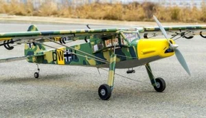 Torcster Fieseler Fi 156 Storch 1600mm Camo ARF montiert Brushless 4s LiPo - Bild 1 von 21