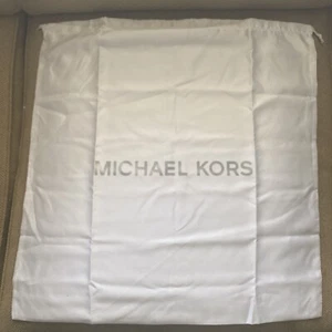 Michael Kors Drawstring Dust Bag 21.5” Square Satin Fabric for Purse Storage New - Picture 1 of 9