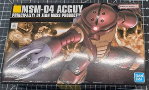 Bandai HG 1/144 Gundam MSM-04 ACGUY Gunpla Modelo Nuevo - Imagen 1 de 1