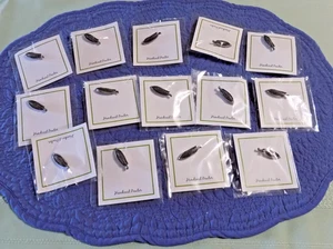 Lote de 14 prendedores de solapa Jim Clift Design maíz en la mazorca - Imagen 1 de 3