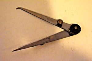 Vintage L. S. Starrett 6" Lock-Joint Hermaphrodite Caliper USA - Picture 1 of 4