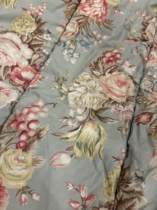 Vintage Ralph Lauren Charlotte Floral Sage Cottage Core Queen Comforter Bedding - Picture 1 of 21