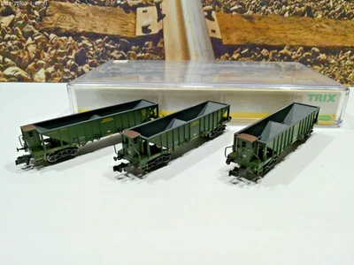 Trix 13419 Kohlentrichterwagen-Set K.BAY.STS.B.    Spur N    12/1 - Bild 1 von 4