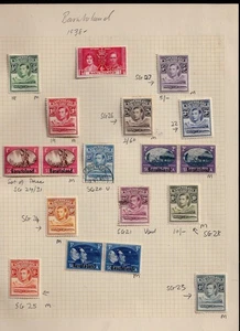 Basutoland GVI 1938 a 10/- Como nuevo y pocos usados, CAT £110+ - Imagen 1 de 1