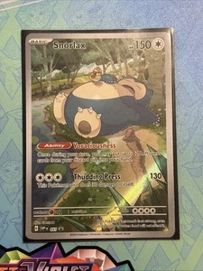 Snorlax 051 Sv: Scarlet & Violet Promo Cards Holo Illustration Rare Near Mint - Picture 1 of 3