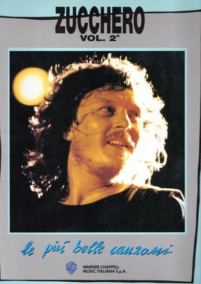 Zucchero Vol. 2 le più belle canzoni spartiti linea melodica e accordi per piano - Immagine 1 di 2