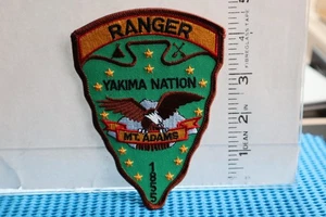 tribal indian police patch YAKAMA NATION RANGER WASHINGTON MT ADAMS 1855 GREEN - Picture 1 of 1