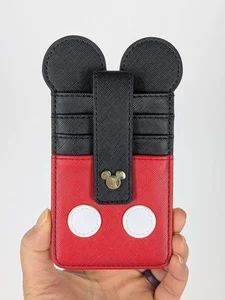 Disney Mickey Mouse with Ears Card / ID Holder Wallet  - Picture 1 of 7