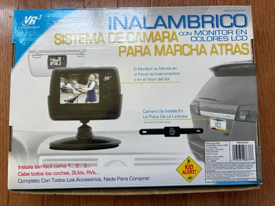 New VR3 VRBCS300W Black Wireless Back Up Camera System With Color LCD Monitor - Image 1 of 4