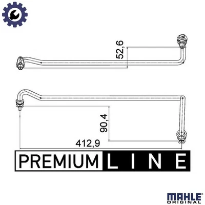 MANGUERA DE ACEITE AHX 4 000P PARA VW PORSCHE BUN/CASB/CASA/CASC 3,0 L BHL/BHK 3,6 L 6 cilindros Foto 1 de 4