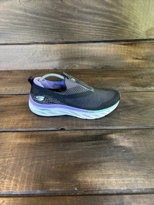 Skechers Arch Fit Glide Step Black & Purple Sneakers Shoes Women Size 11 - Picture 1 of 17