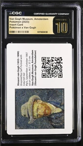 Tarjeta insertada CGC 10 PRÍSTINA Pokemon Van Gogh Museum Amsterdam - Imagen 1 de 2
