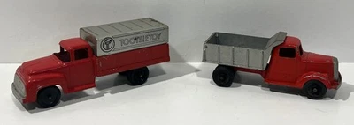 TOOTSIETOY F700 Camion palo con tettoia topper e dumper scarso - Immagine 1 di 4