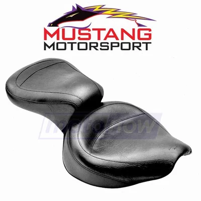 Mustang Wide One-Piece Touring Seat for 1974-1984 Harley Davidson FXE Super of Foto 1 de 4