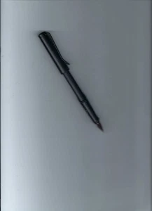 Vintage Lamy Black W/Black Trim Safari Fountain Pen W/Fine Steel Nib-Light Use - Picture 1 of 6