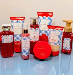 8 Stck. GINGHAM ALL AMERICAN Bath & Body Works Mist Schimmer Waschcreme Butterseife - Bild 1 von 6