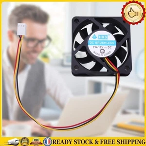 60mm Portable Computer Case Cooler DC 12V 3Pin PC CPU Cooling Cooler Fan 4500RPM - Afbeelding 1 van 5