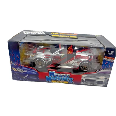 Muscle Machines 2004 Orange Nissan 350Z Roadster Convertible Diecast Import 1:18 - Image 1 of 4