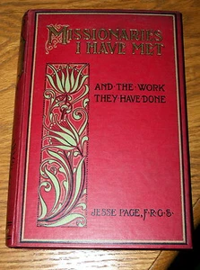 Missionaries I Have Met Jesse Page DAVID LIVINGSTON BOOTH-TUCKER ROBERT MOFFATT  - Picture 1 of 1