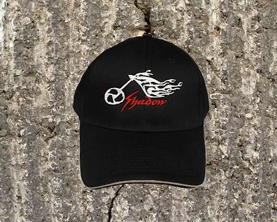 Honda Shadow "TATTOO" Cap/Hat...Sandwich Bill Black and Khaki  CP85 - Image 1 of 3