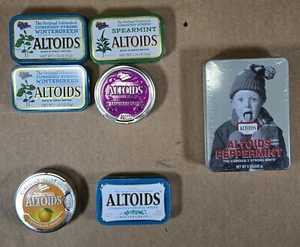 Altoids Tins Raspberry Sours, Wintergreen, or Spearmint EMPTY Tin - Picture 1 of 58