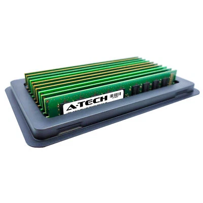 64GB 8x 8GB PC3-10600E ECC UDIMM Dell PowerEdge R210 II T110 II Memory RAM - Image 1 of 3