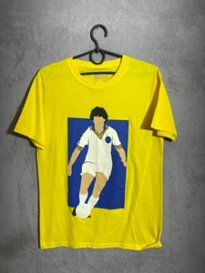 Leeds United Vintage Logo Jersey Retro Training Football Shirt Official Men SZ S - Picture 1 of 6