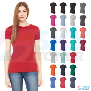 Bella + Canvas Womens The Favorite Tee Short Sleeve Crewneck T-Shirt - 6004 - Picture 1 of 25