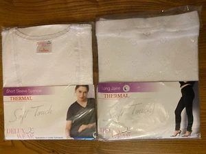 Woman Lightweight Thermal Vest and Legging Set Large - Picture 1 of 1