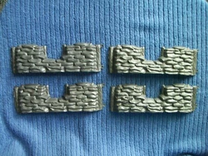 Larger Army Men Silver/Gray Connectable Bunkers Sand Bags - Picture 1 of 6