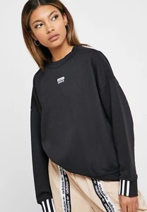 Adidas women small black sweatshirt #368 - Picture 1 of 4
