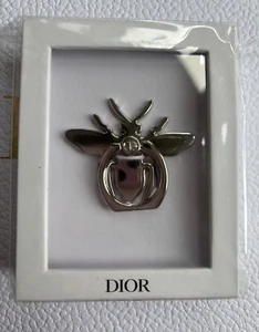 Dior Bee Cell Phone Ring-Silver Color-New in Box - Photo 1 sur 3