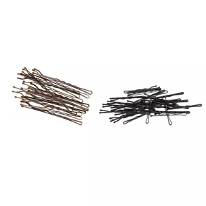 Bun Pins Ladies Bob Kirby Hair Grips Pack Of Slides Wavey Bobby Fashion Styling - Picture 1 of 5